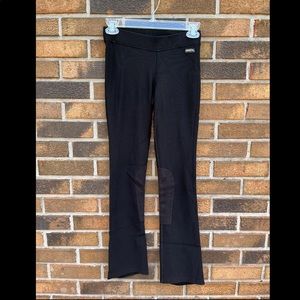 Kerrits Girls Black Ribbed Riding Pants Size XL